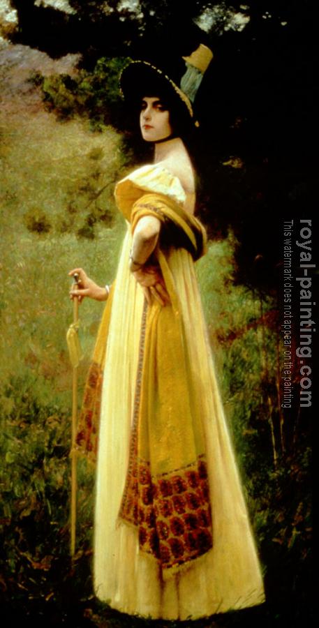 Charles Sprague Pearce : The Shawl Charles Sprague Pearce : The Shawl